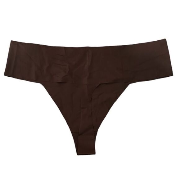 SKIMS Naked Intimates Seamless In Cocoa Brown Nude Thong Panty - Picture 5 of 5